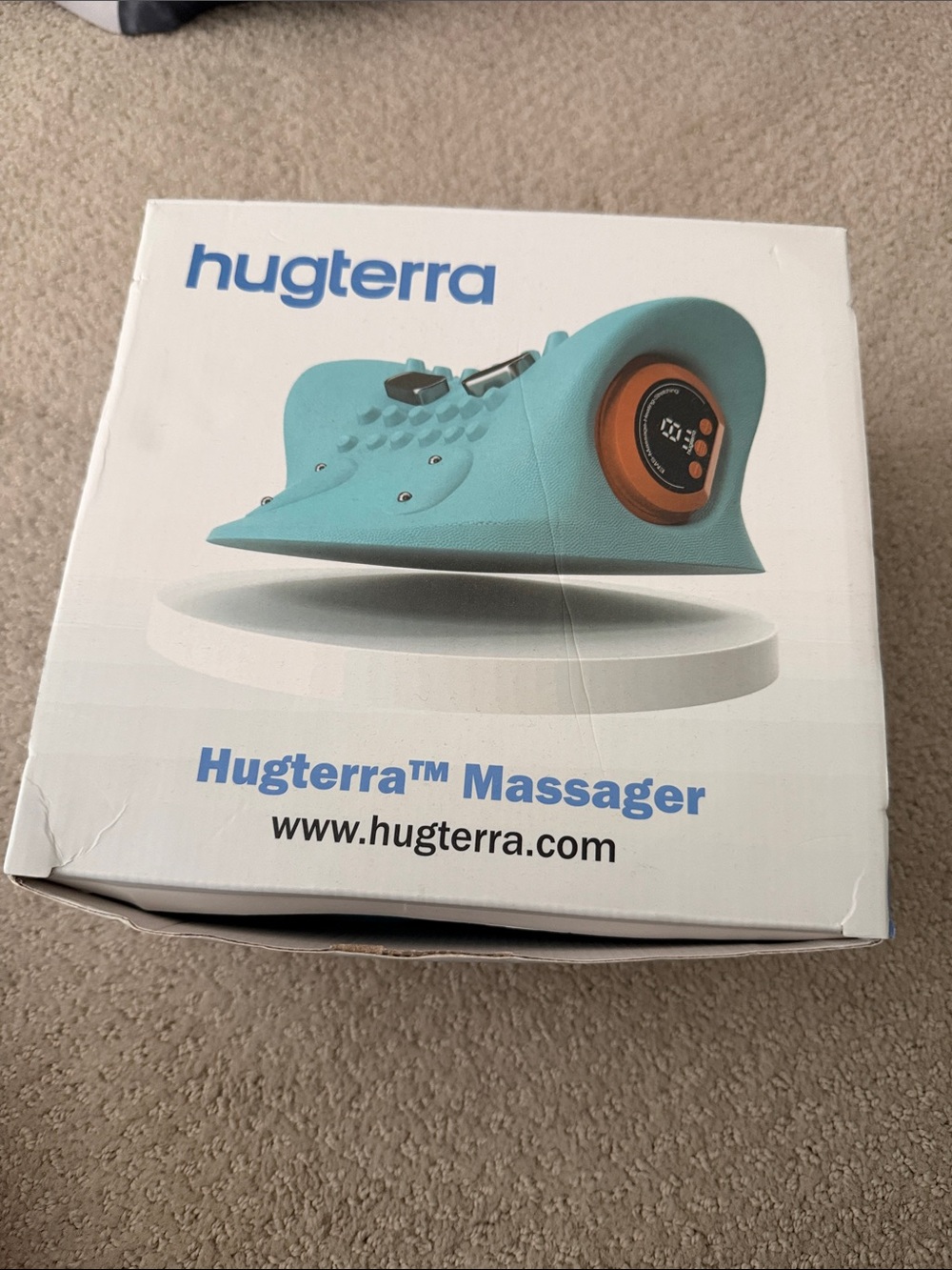 Turquoise neck Massager with Digital Control